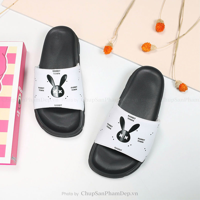 Dép Quai Ngang Monogram Rabbit Thời Trang