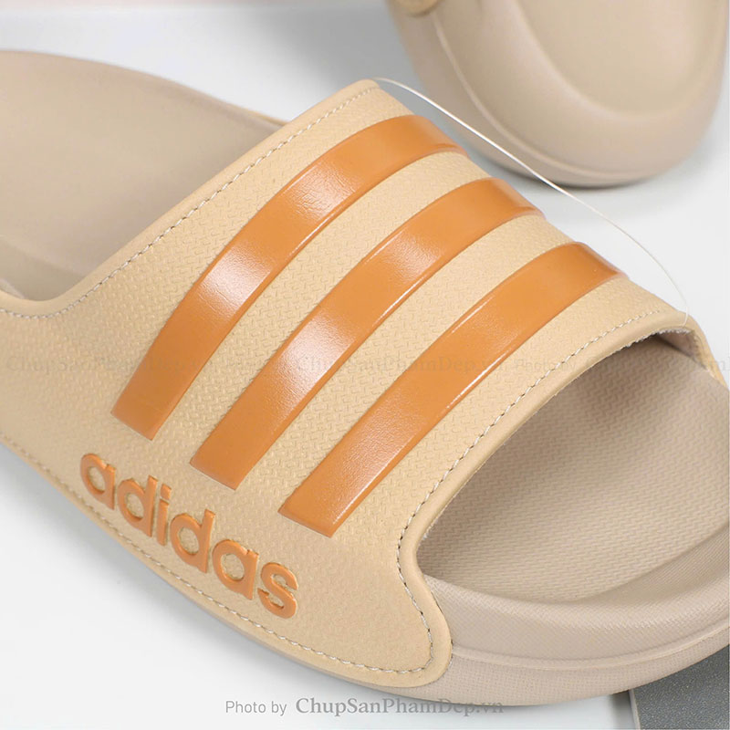 Dép Quai Ngang Sọc Màu Adidas Thể Thao