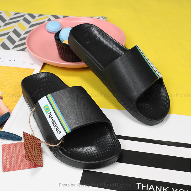 Dép Đúc Nguyên Khối Havaianas Slides Màu Cổ Điển