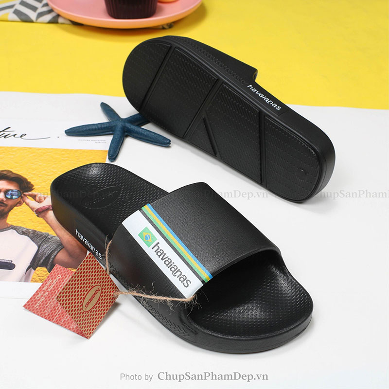 Dép Đúc Nguyên Khối Havaianas Slides Màu Cổ Điển