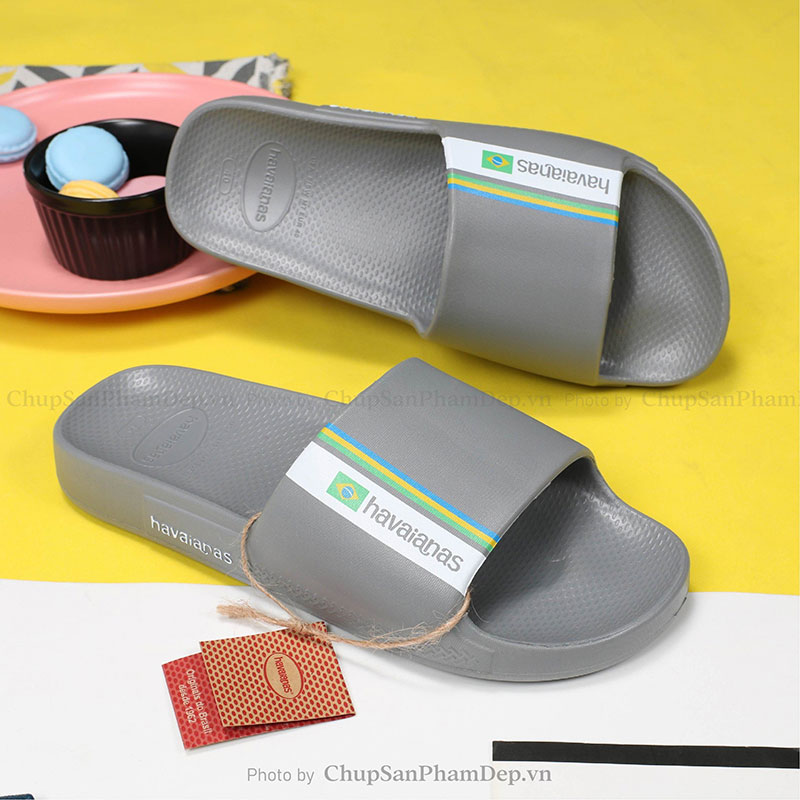 Dép Đúc Nguyên Khối Havaianas Slides Màu Cổ Điển