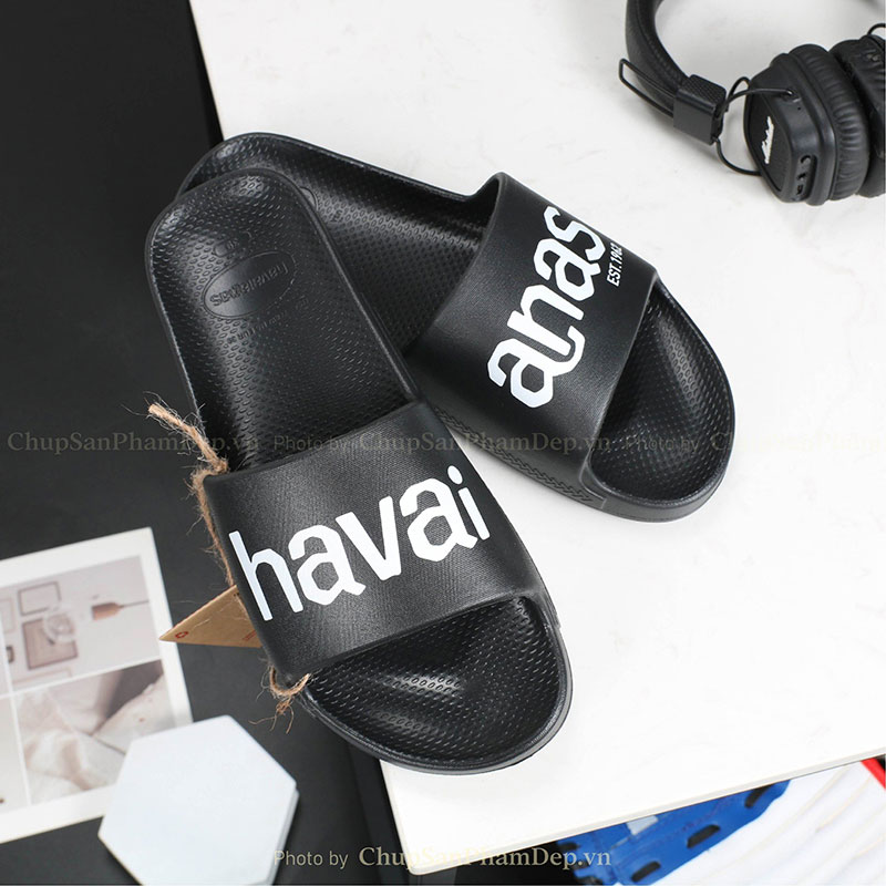 Dép Đúc Nguyên Khối Logo Havaianas Màu Siêu Êm