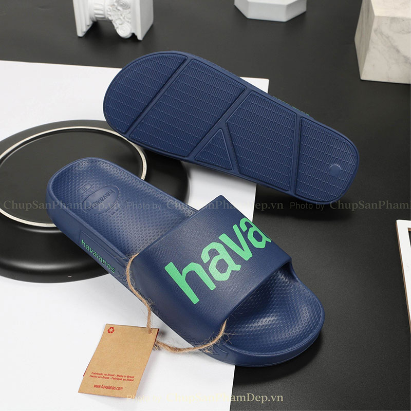 Dép Đúc Nguyên Khối Logo Havaianas Màu Siêu Êm