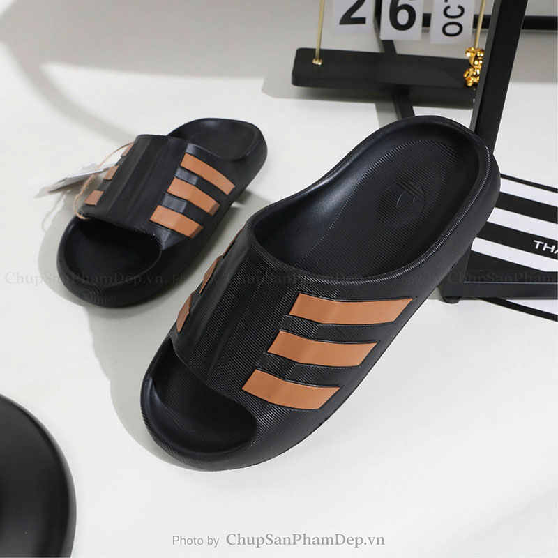 Dép Đúc Quai Ngang Adidas Slides Black Cá Tính