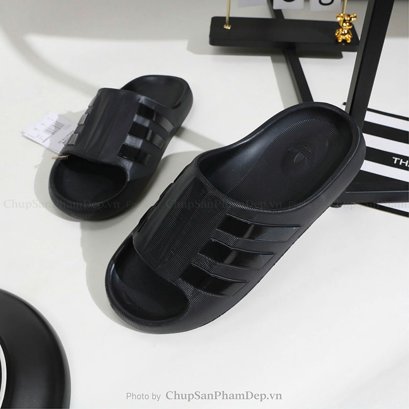 Dép Đúc Quai Ngang Adidas Slides Black Cá Tính