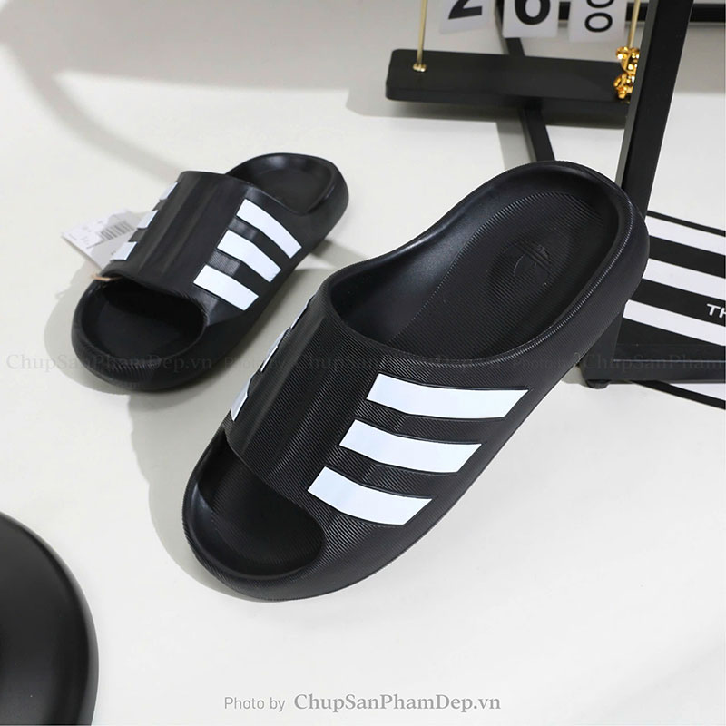 Dép Đúc Quai Ngang Adidas Slides Black Cá Tính