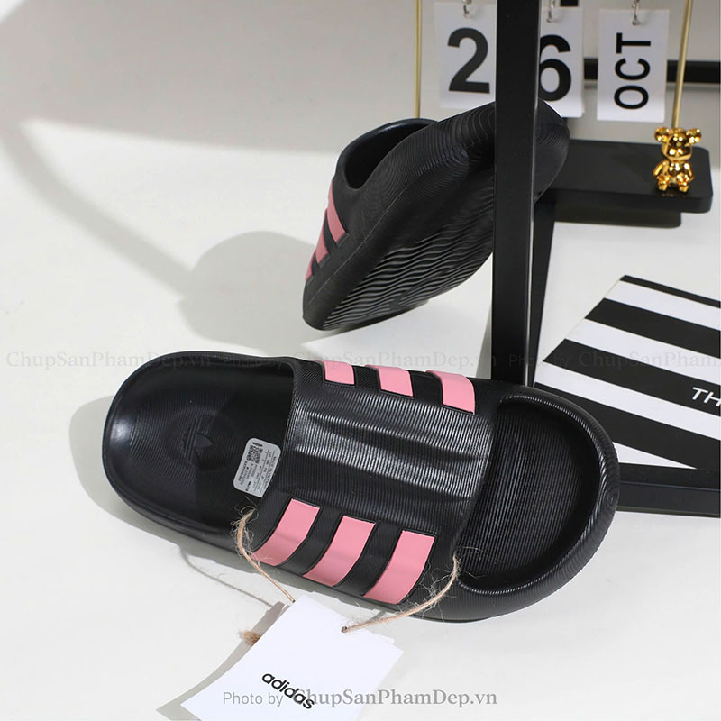 Dép Đúc Quai Ngang Adidas Slides Black Cá Tính