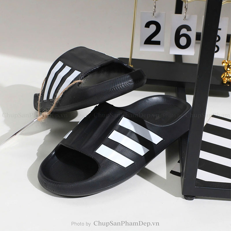 Dép Đúc Quai Ngang Adidas Slides Black Cá Tính