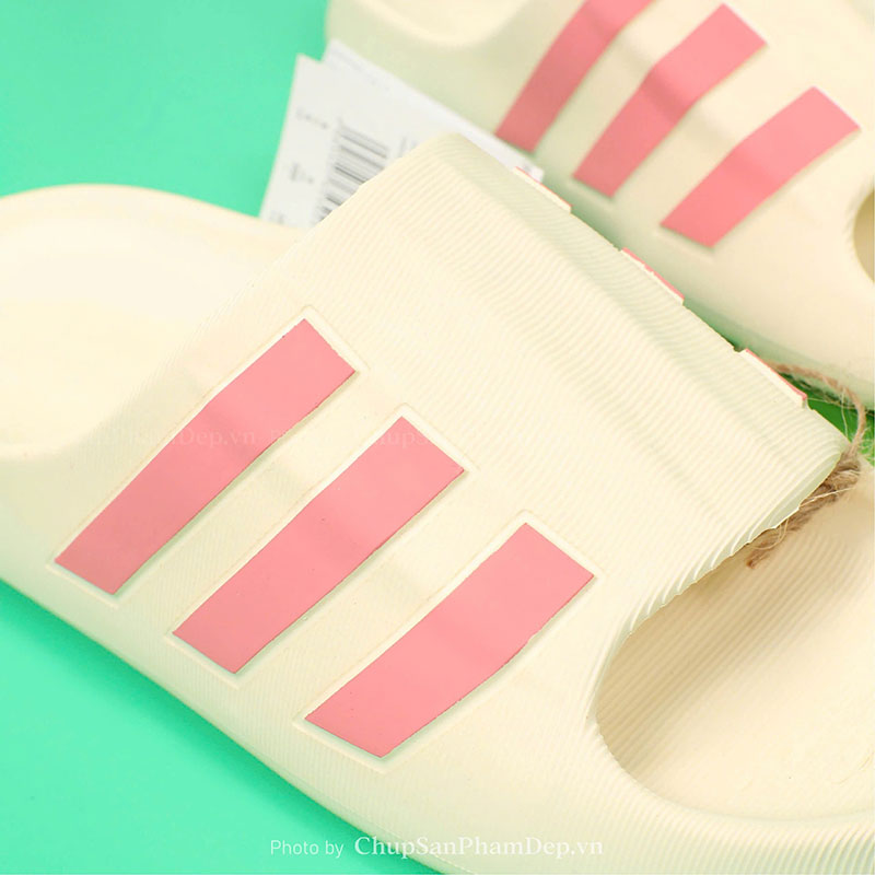 Dép Đúc Quai Ngang Adidas Slides Cream Color Tươi Sáng