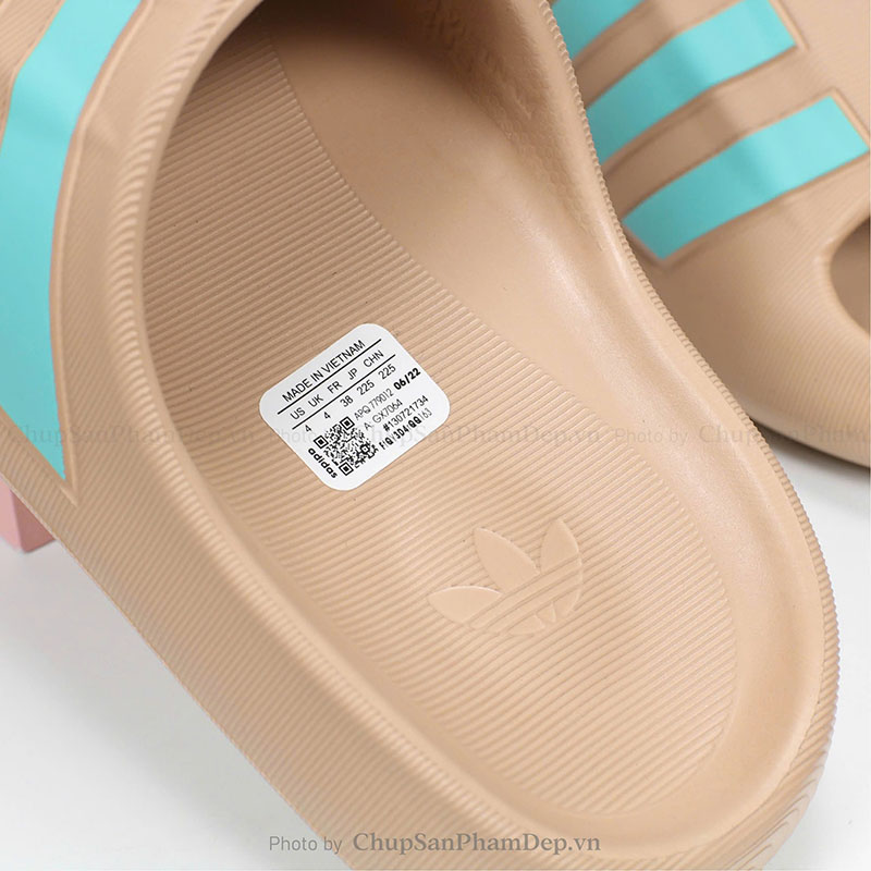 Dép Đúc Quai Ngang Adidas Slides Dark Brown Sắc Nét