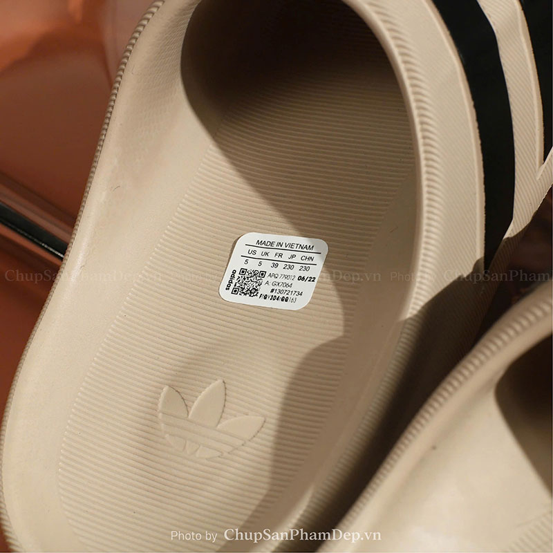 Dép Đúc Quai Ngang Adidas Slides Light Brown Sắc Nét