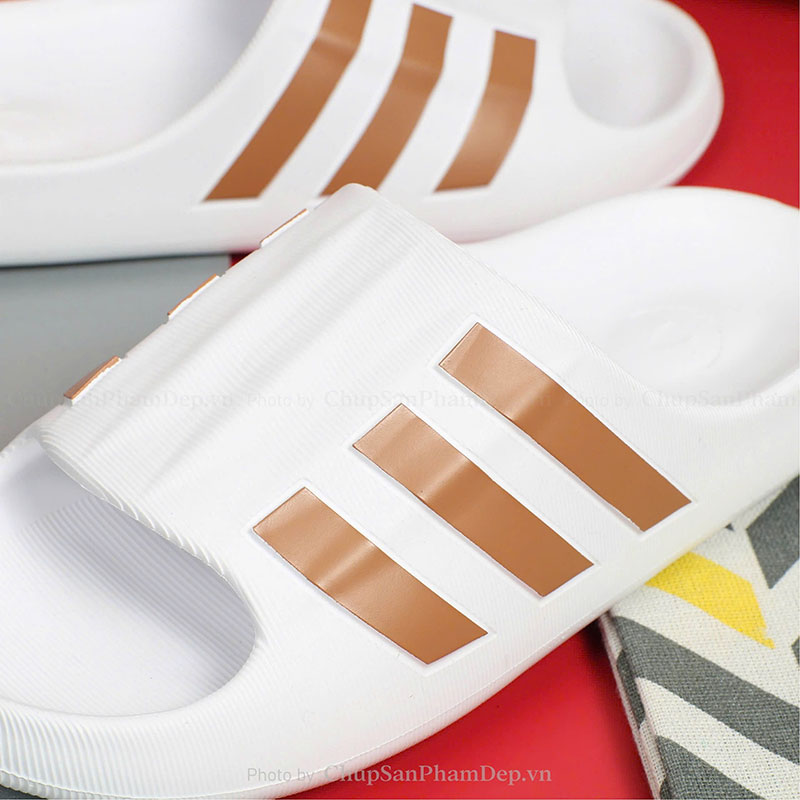 Dép Đúc Quai Ngang Adidas Slides White Thể Thao