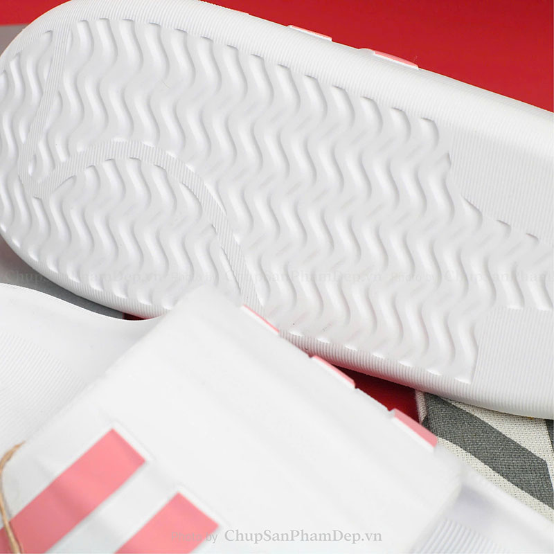 Dép Đúc Quai Ngang Adidas Slides White Thể Thao