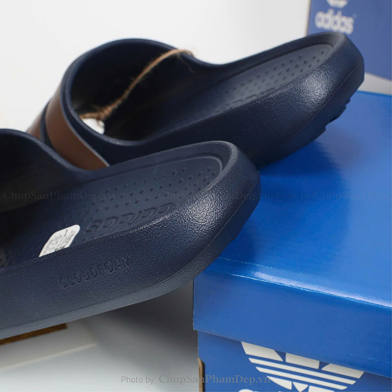 Dép Đúc Quai Ngang Adilette Slide Navy Thể Thao