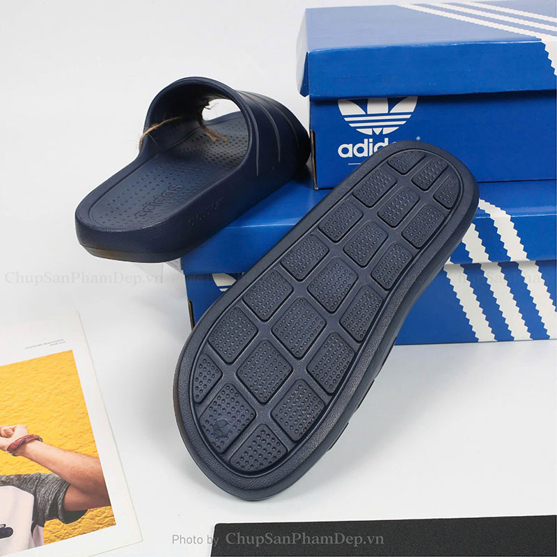 Dép Đúc Quai Ngang Adilette Slide Navy Thể Thao