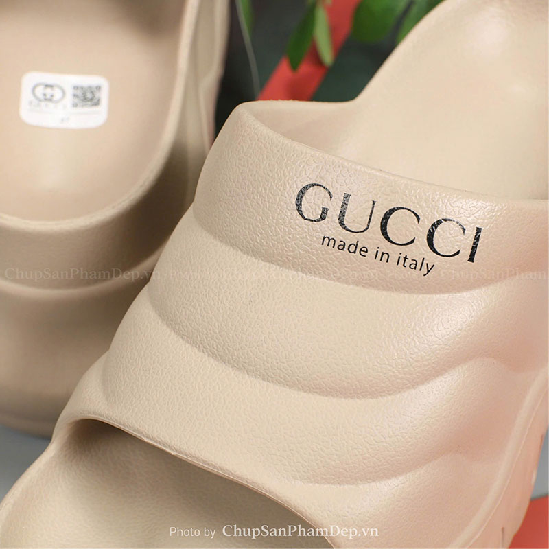 Dép Đúc Quai Ngang Đế Cao Gucci Đơn Giản