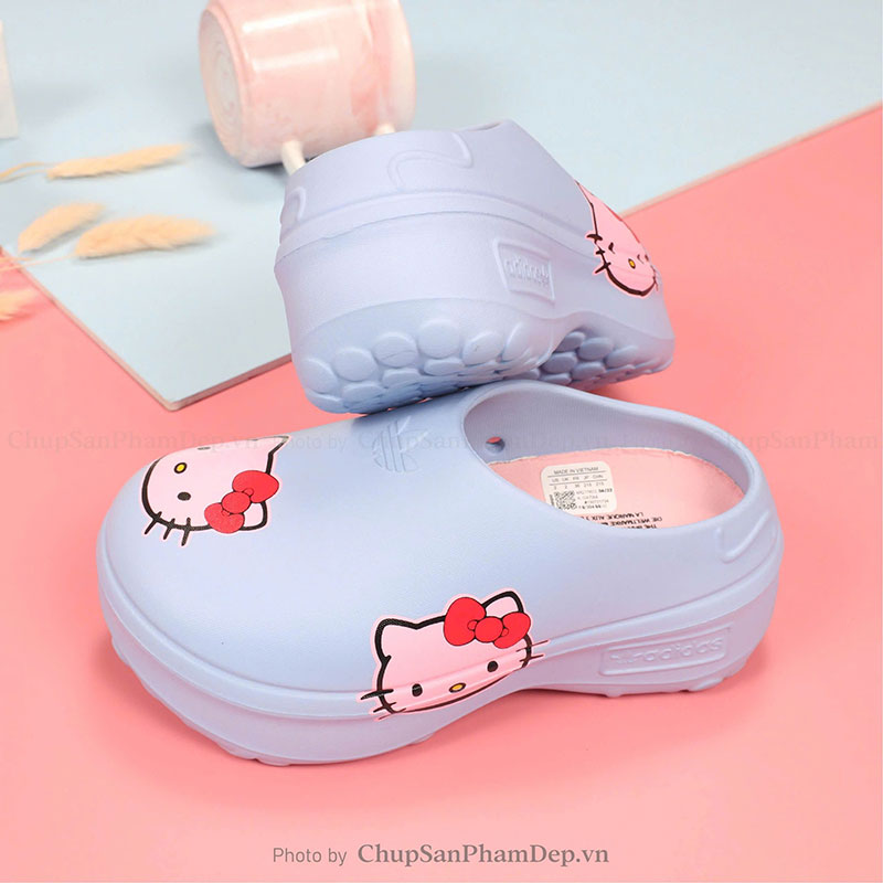 Dép Sục Adidas Mule x Mèo Kitty Xinh Xắn