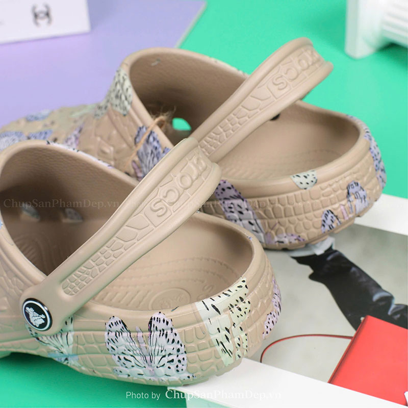 Dép Sục Crocs 02 Butterfly Nịnh Mắt