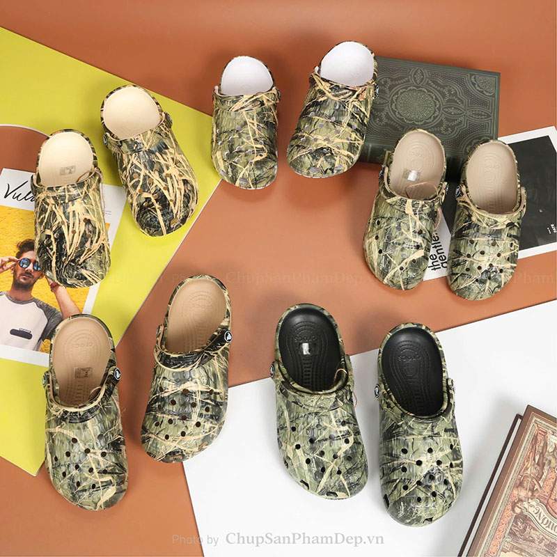 Dép Sục Crocs 02 Camo Năng Động