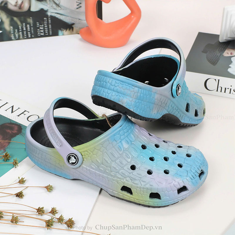 Dép Sục Crocs 02 Loang Màu Ấn Tượng