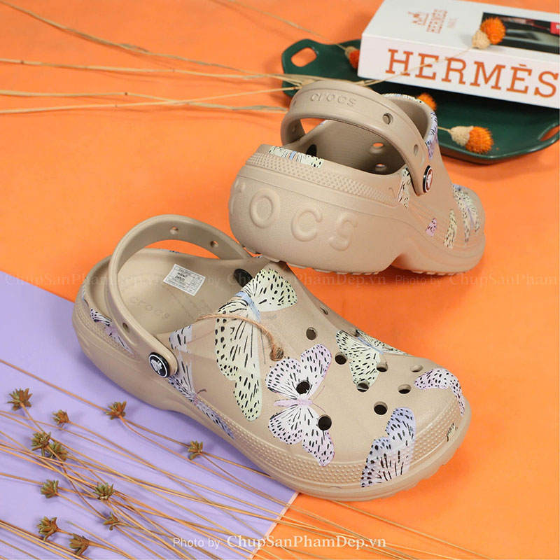 Dép Sục Crocs 03 Butterfly Xinh Xắn