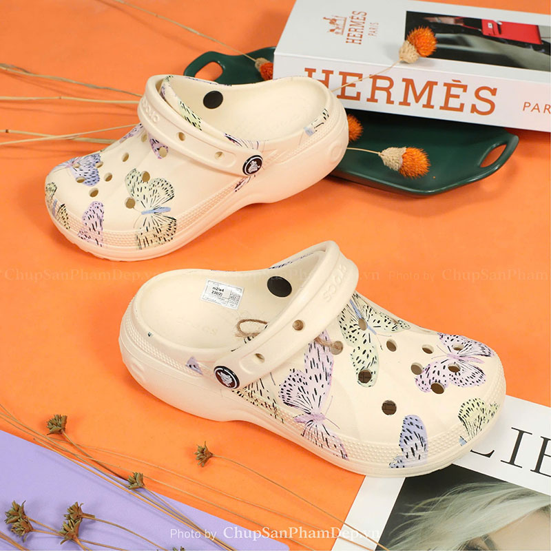 Dép Sục Crocs 03 Butterfly Xinh Xắn