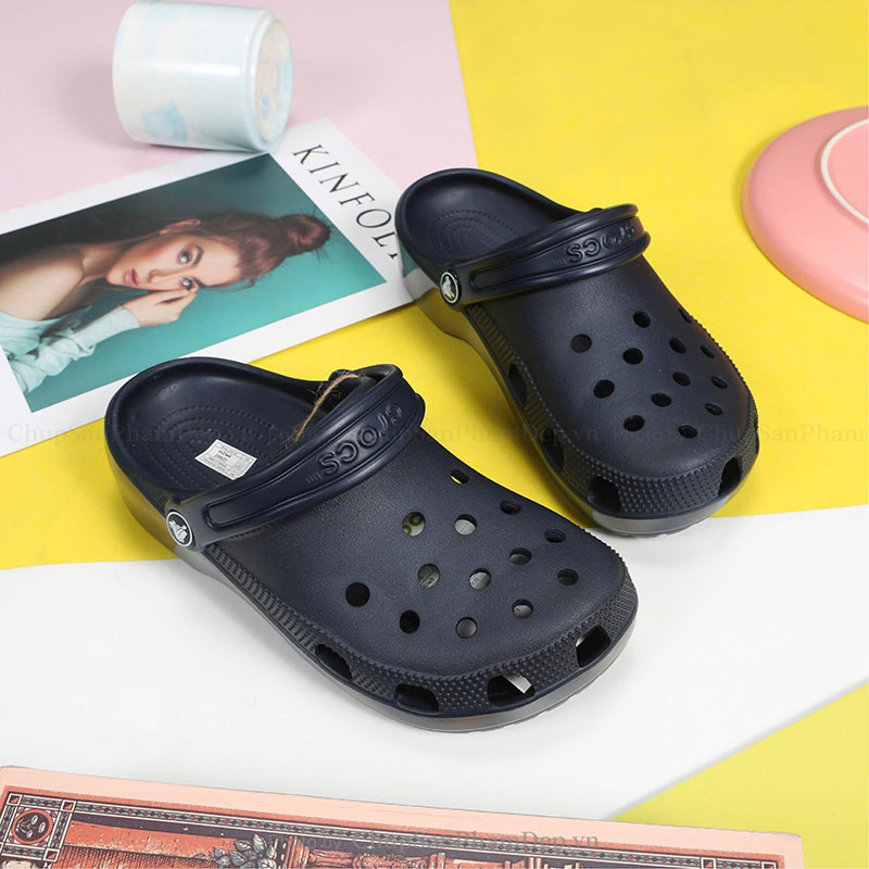 Dép Sục Crocs 05 Viền Đế Màu Sắc Nét