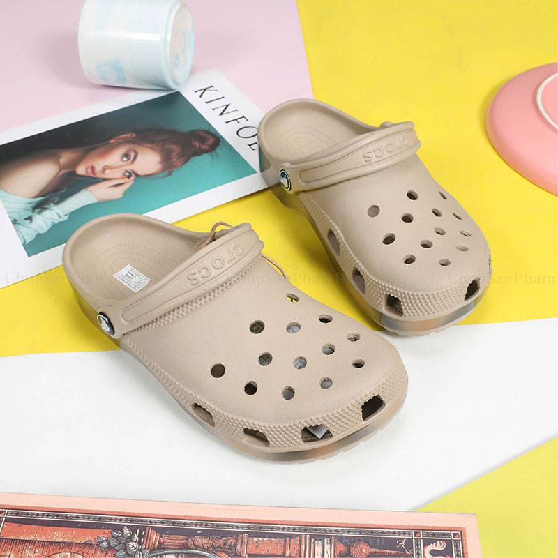 Dép Sục Crocs 05 Viền Đế Màu Sắc Nét