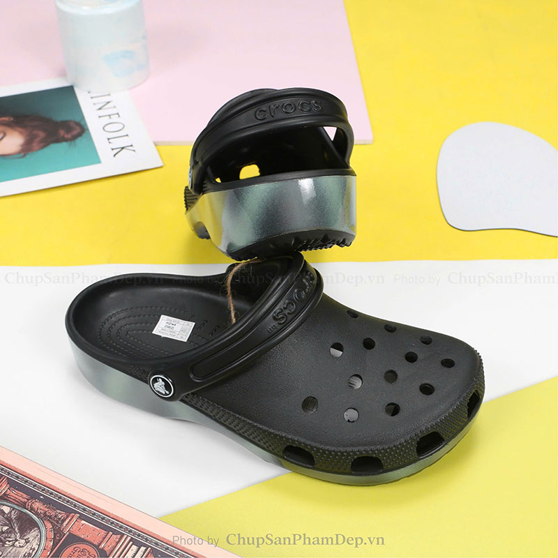 Dép Sục Crocs 05 Viền Đế Màu Sắc Nét