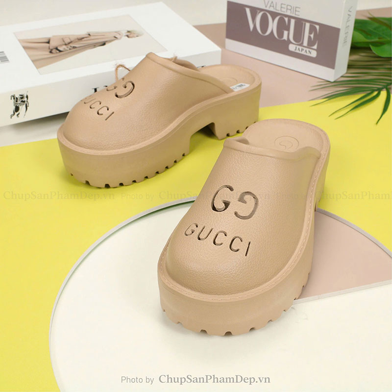 Dép Sục Gucci 5P Thiết Kế Basic