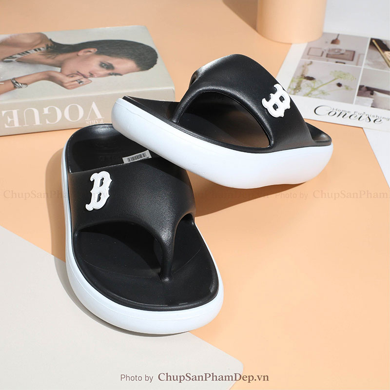 Dép Xỏ Ngón Đúc MLB Flip Flop Boston Đẹp Mắt