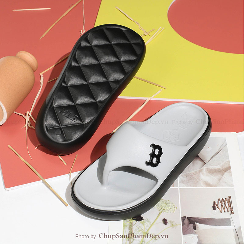 Dép Xỏ Ngón Đúc MLB Flip Flop Boston Đẹp Mắt