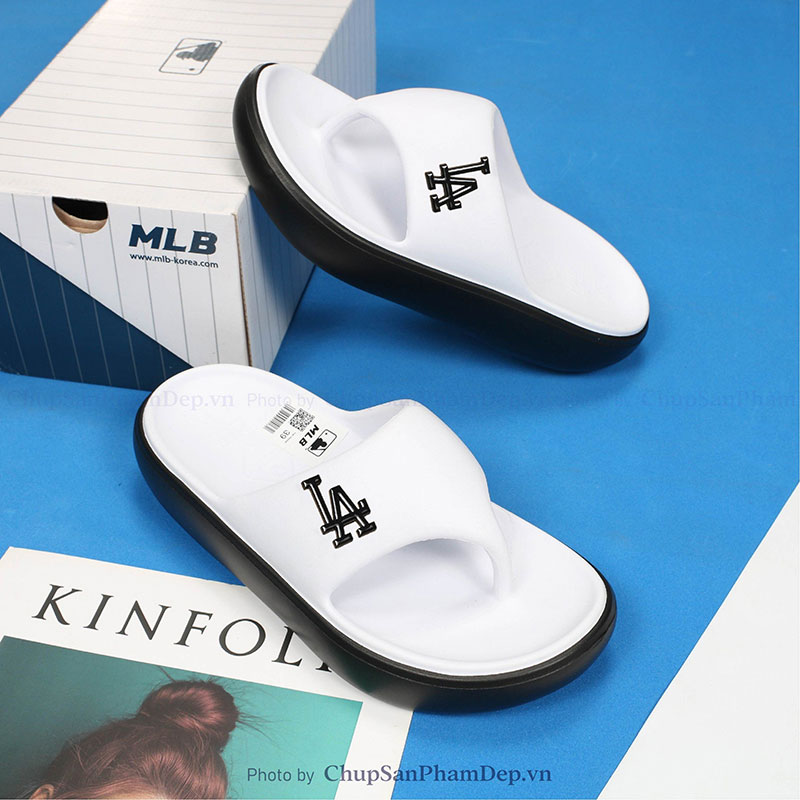 Dép Xỏ Ngón Đúc MLB Flip Flop LA Dodgers Basic