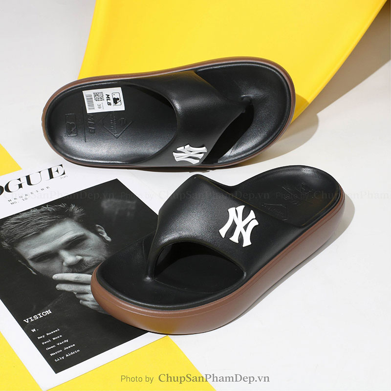 Dép Xỏ Ngón Đúc MLB Flip Flop New York Cổ Điển