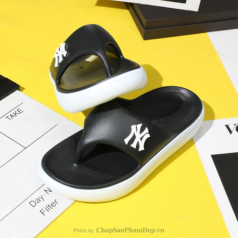 Dép Xỏ Ngón Đúc MLB Flip Flop New York Cổ Điển