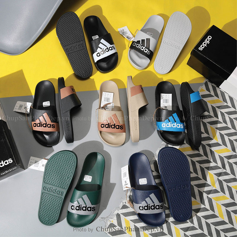 Dép Đúc Adidas Slide Sơn Màu Logo Thể Thao