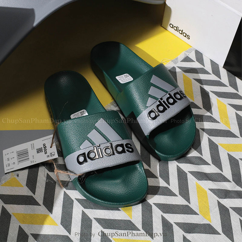 Dép Đúc Adidas Slide Sơn Màu Logo Thể Thao