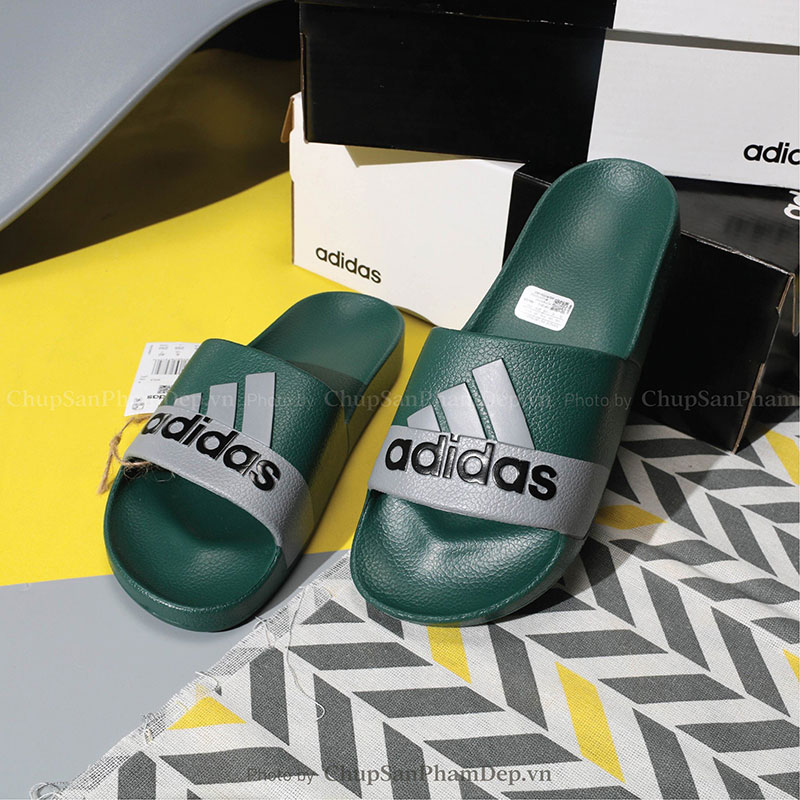 Dép Đúc Adidas Slide Sơn Màu Logo Thể Thao