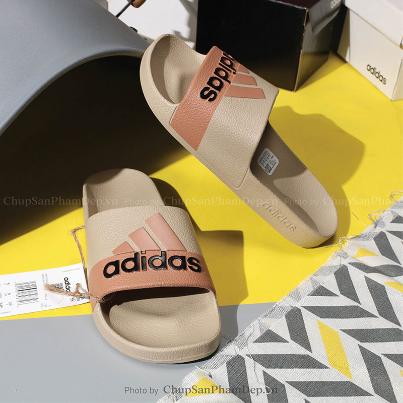 Dép Đúc Adidas Slide Sơn Màu Logo Thể Thao