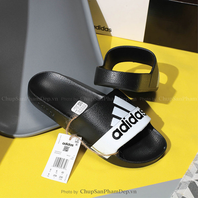 Dép Đúc Adidas Slide Sơn Màu Logo Thể Thao