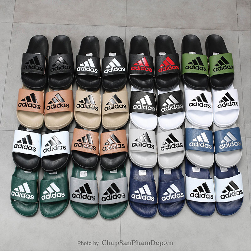 Dép Đúc Adidas Phối Màu Quai Thể Thao