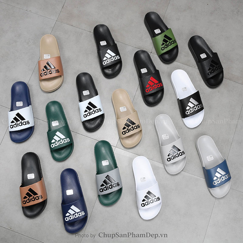 Dép Đúc Adidas Phối Màu Quai Thể Thao