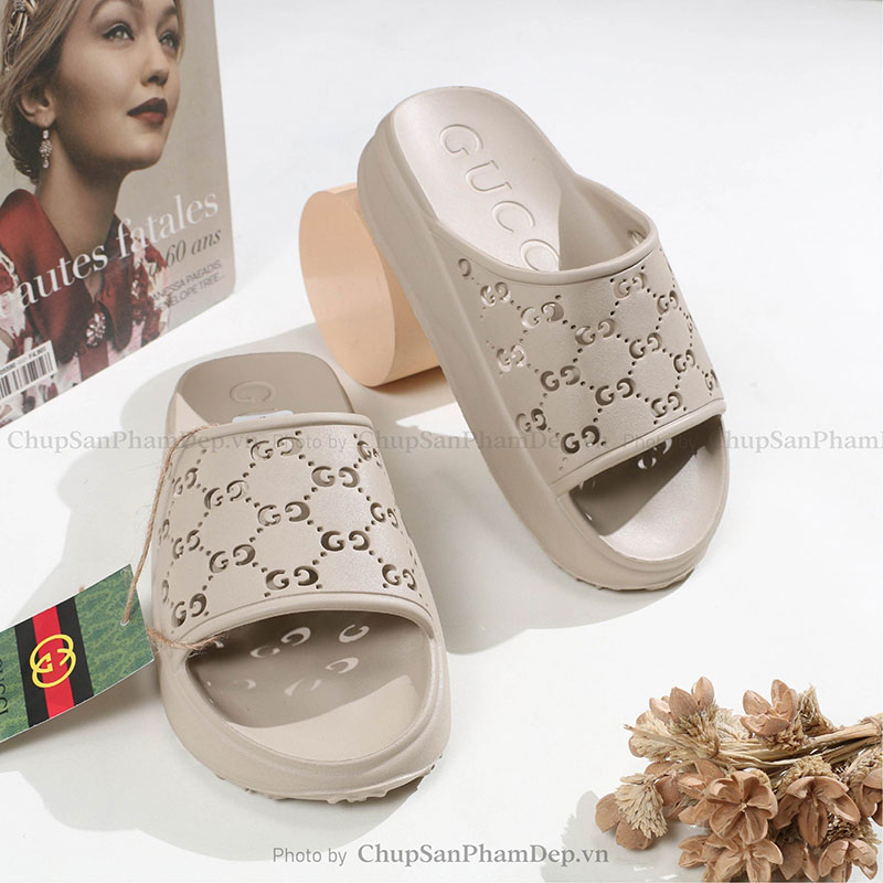 Dép Đúc Gucci Quai Ngang To Bản Sành Điệu