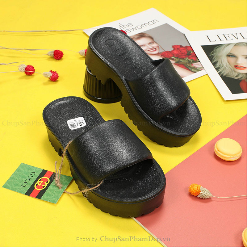 Dép Đúc Gucci Slide Quai Trơn Basic