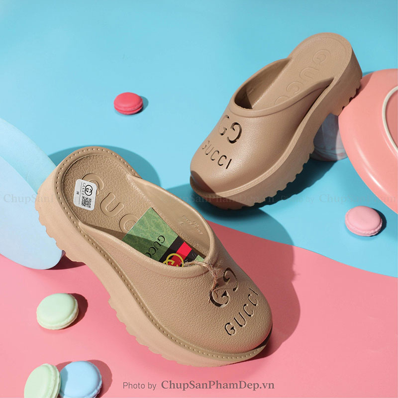 Dép Đúc Gucci Viền Slide Phong Cách Basic