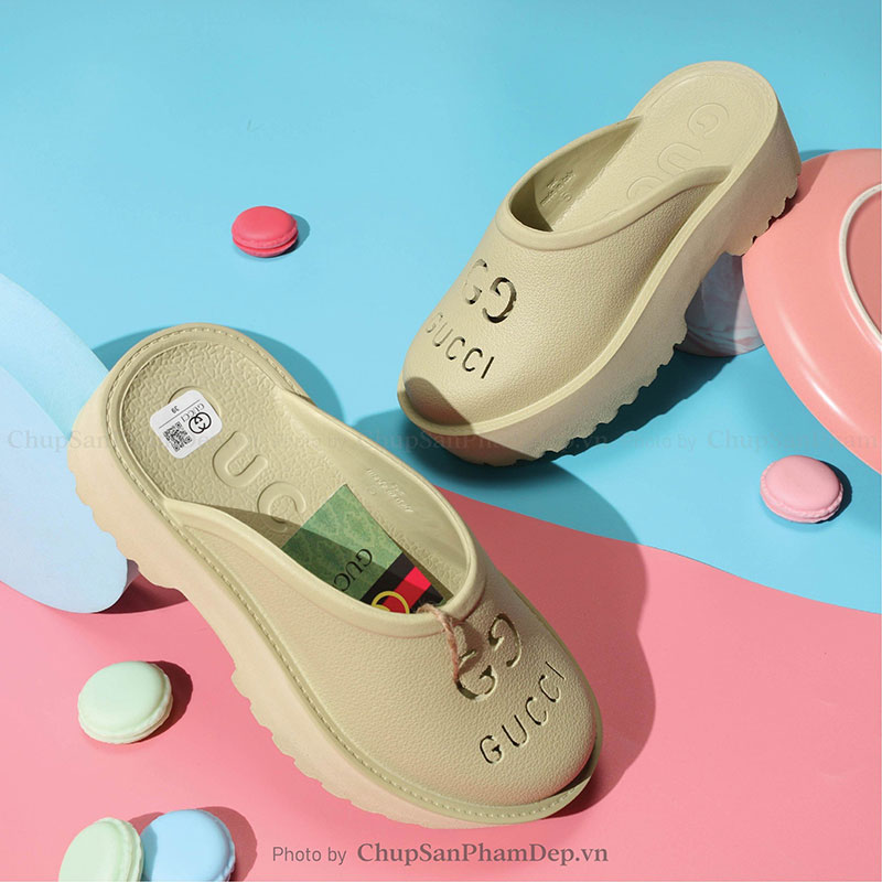 Dép Đúc Gucci Viền Slide Phong Cách Basic