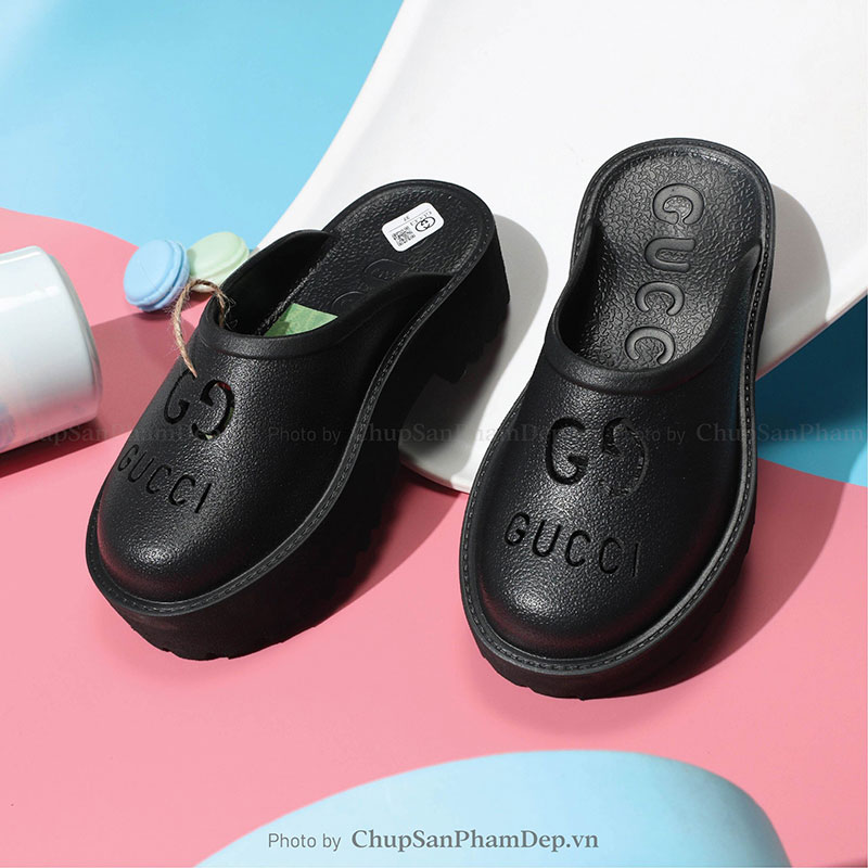 Dép Đúc Gucci Viền Slide Phong Cách Basic