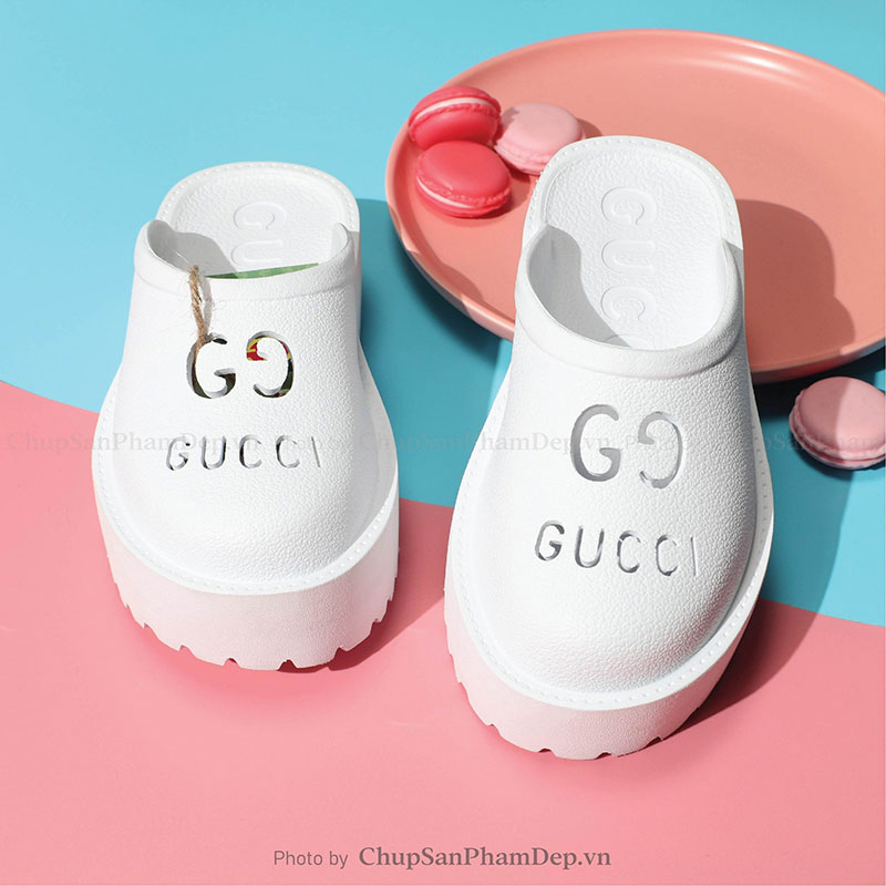 Dép Đúc Gucci Viền Slide Phong Cách Basic