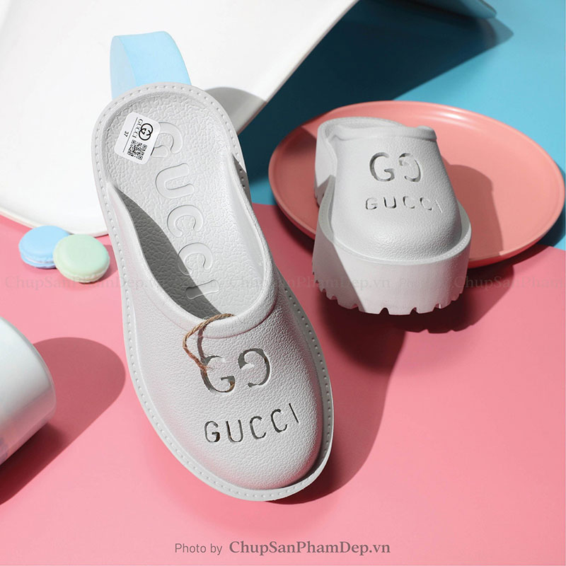 Dép Đúc Gucci Viền Slide Phong Cách Basic