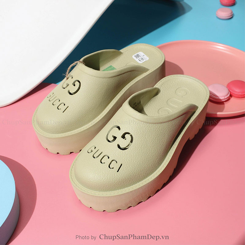 Dép Đúc Gucci Viền Slide Phong Cách Basic